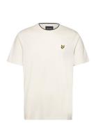 Tipped T-Shirt Tops T-shirts Short-sleeved White Lyle & Scott