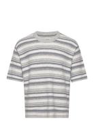 Ranger Striped Knit Tee Tops T-shirts Short-sleeved Blue HOLZWEILER