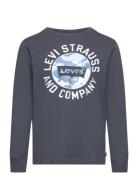 Levi's Knowckout Batwing Tee Tops T-shirts Long-sleeved T-shirts Grey ...
