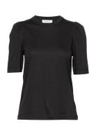 Rodebjer Dory Designers T-shirts & Tops Short-sleeved Black RODEBJER