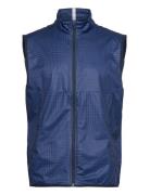 Packable Water-Repellent Plaid Vest Sport Vests Blue Ralph Lauren Golf
