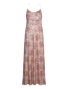 Sequins Strap Dress Designers Maxi Dress Pink By Ti Mo