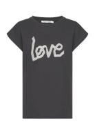 Ribbon Love T Shirt - Anira Designers T-shirts & Tops Short-sleeved Bl...