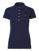 Slim Fit Stretch Polo Shirt Tops T-shirts & Tops Polos Navy Polo Ralph...