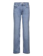 Low Straight Jeans Bottoms Jeans Straight-regular Blue Gina Tricot