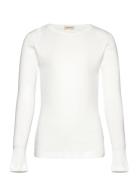 Tamra Tops T-shirts Long-sleeved T-shirts White MarMar Copenhagen
