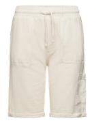 Cotton Shorts With Elastic Waist Bottoms Shorts White Mango