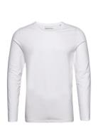 Cftheo Ls Tee Tops T-shirts Long-sleeved White Casual Friday