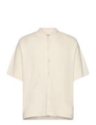 Wbbanks Vase Knit Designers Shirts Short-sleeved Cream Woodbird