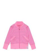 Zip Sweater Tops Sweat-shirts & Hoodies Sweat-shirts Pink Geggamoja