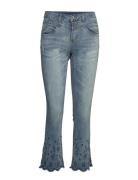 Bolettecr Jeans - Shape Fit Bottoms Jeans Straight-regular Blue Cream