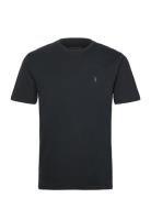 Brace Ss Crew Tops T-shirts Short-sleeved Black AllSaints