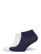 2P Sh Microfiber W Lingerie Socks Footies-ankle Socks Navy BOSS
