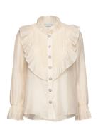 Springsll Shirt Ls Tops Shirts Long-sleeved Cream Lollys Laundry