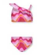 Koglaura Shoulder Bikini Set Acc Bikini Pink Kids Only