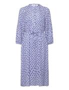 Saselma Dress 15154 Knälång Klänning Blue Samsøe Samsøe