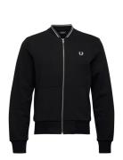 Zip Sweatshirt Tops Sweat-shirts & Hoodies Sweat-shirts Black Fred Per...