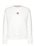 Tommy Jeans Tjw Bxy Badge Crew Ext Vit