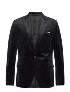 Velvet Blazer Suits & Blazers Blazers Single Breasted Blazers Black Li...