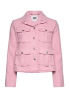 Yanet Jacket Outerwear Jackets Light-summer Jacket Pink Twist & Tango