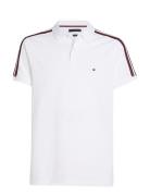 Shadow Gs Reg Polo Tops Polos Short-sleeved White Tommy Hilfiger
