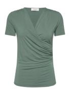 Rwbiarritz Ss Waterfall T-Shirt Tops T-shirts & Tops Short-sleeved Gre...