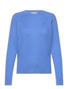 Co Cable C-Nk Sweater Tops Knitwear Jumpers Blue Tommy Hilfiger