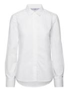 Org Co Poplin Regular Shirt Ls Tops Shirts Long-sleeved White Tommy Hi...