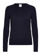 Madelene Pullover Tops Knitwear Jumpers Navy Daily Sports
