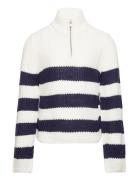 Kogbella Nicoya L/S Zip Pullover Bo Knt Tops Knitwear Pullovers Multi/...