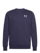 Ua Essential Fleece Crew Sport Sweat-shirts & Hoodies Sweat-shirts Blu...