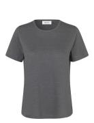 Holtmd T-Shirt Tops T-shirts & Tops Short-sleeved Grey Modström