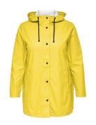 Carellen Raincoat Otw Outerwear Rainwear Rain Coats Yellow ONLY Carmak...