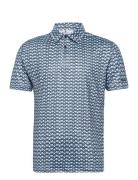 Monterey Golf Polo Sport Polos Short-sleeved Blue Lexton Links