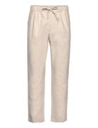 Fig Loose Linen Look Pants - Gots/V Bottoms Trousers Casual Beige Know...
