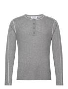 Light Rib Sweater Designers Sweat-shirts & Hoodies Sweat-shirts Grey F...