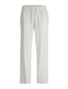Jpstbill Jjwide Crinkle Jogger Pant Bottoms Trousers Casual White Jack...