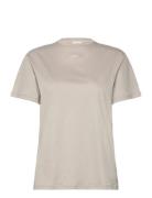 Calvin Klein Micro Logo T Shirt Beige