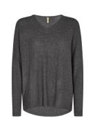 Sc-Biara Tops Knitwear Jumpers Grey Soyaconcept