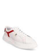 Pointy Court Sneaker Snörade Skor Låga White Tommy Hilfiger