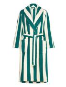 Stripe Robe Home Textiles Bathroom Textiles Robes Green GANT