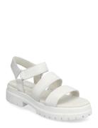 London Vibe Backstrap Sandal White Full Grain Platta Sandaler White Ti...