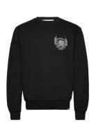 Chad Sweatshirt Tops Sweat-shirts & Hoodies Sweat-shirts Black Les Deu...
