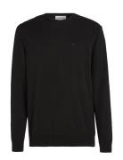 Calvin Klein Cotton Silk Blend Cn Sweater Svart