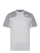 M Ma S/S Tee Sport T-shirts Short-sleeved Grey The North Face