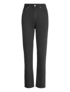 Breezy Britt Bottoms Jeans Straight-regular Black Nudie Jeans