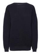 Ista - Organic Cotton Tops Knitwear Jumpers Navy Basic Apparel