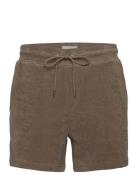 Bread & Boxers Terry Shorts Khaki Green