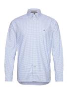 1985 Oxford Gingham Rf Shirt Tops Shirts Casual Blue Tommy Hilfiger