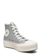 Chuck Taylor All Star Lift Sport Sneakers High-top Sneakers Silver Con...